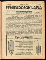 1928 Fémiparosok lapja teljes évfolyam bekötve korabeli kissé kopott félvászon kötésben. Lapszámok jó állapotban