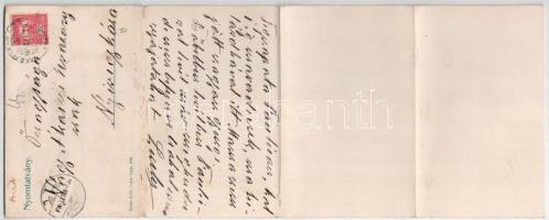 1908 Lippa, Lipova; József főherceg szálloda, Solymosi vár, Kereskedelmi iskola, vashíd, zárda, főer...