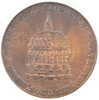 1983. "Szent István Bazilika Budapest - Felújítás kezdete 1983 / Bazilikánk a Szent Jobb őrző szentélye - Dextera Sancti Stephani Regis" kétoldalas, öntött bronz emlékérem (80mm) T:1-