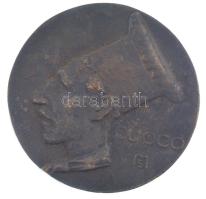 Mikus Sándor (1903-1982) DN Cuoco egyoldalas bronz emlékérem (72mm) patina