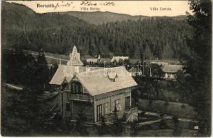 1910 Borszék, Borsec; Reiter és Caritás Villa / villas