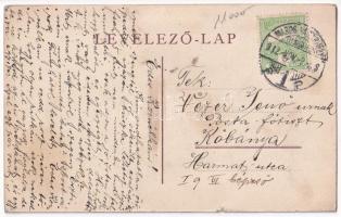 1912 Marosvásárhely, Targu Mures; Rechnitzer Adolf Korzó kávéháza, belső / cafe interior (kis szakad...