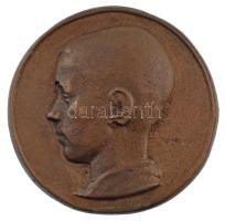 Reményi József (1887-1977) DN Férfi portré egyoldalas bronz emlékérem (60mm) T:1-