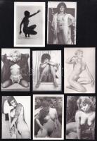 cca 1960-1970 11 db erotikus női fotó, 6×9 cm