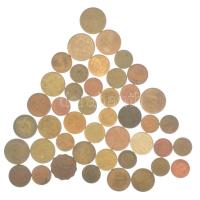 45 darabos külföldi érme tétel, közte Peru, Ausztria, Görögország, Etiópia T:1-3 45 pieces foreign coin lot, within Peru, Austria, Greece, Ethiopia C:AU,F