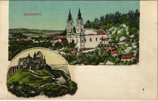 Máriaradna, Mária-Radna, Radna (Lippa, Lipova); Solymosi vár, kegytemplom / Soimos castle, pilgrimage church