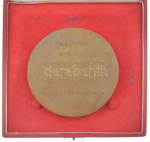 1985. "Felszabadulásunk 40. évfordulójára" egyoldalas bronz emlékérem, hátoldalon gravíroz...