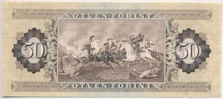 1980. 50Ft "D 841 048292" látványos nyomdai papírráncokkal T:III szép papír Adamo F22