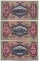 1930. 100P (7x) közte sorszámkövető párral T:I-,II 
Adamo P17