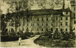 1919 Nagyszeben, Hermannstadt, Sibiu; Sanatorium-Volksbad der Hermannstädter allgemeinen Sparkassa / Általános Takarékbank szanatórium fürdője / spa, bath (EB)