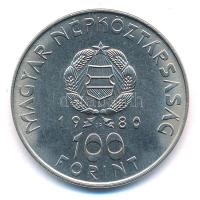 1980. 100Ft Ni "Szovjet-magyar közös űrrepülés" T:1-
Adamo EM61