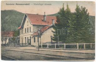 Visóvölgy, Valea Viseului (Máramaros); vasútállomás / railway station (Rb)