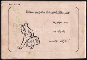 cca 1960 IBUSZ Autóbusztúrák. Autóbusztúra Budapest Miskolc Aggtelek útvonalon. Bp., Egyetemi-ny., 3...