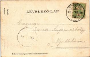 1905 Herkulesfürdő, Baile Herculane; Szapáry fürdő. Deixner Fanny kiadása / Szapáry-Bad / spa, bath