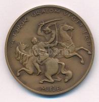 Simon Ferenc (1922-2015) 1985. A török uralom véget ért / A szolnoki vár 300 éve szabad bronz emlékérem (43mm) T:1-  Adamo SK3