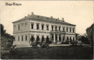 1911 Nagykágya, Nagy-Kágya, Cadea; Pongrácz kastély / castle