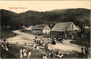 Visóvölgy, Valea Viseului (Máramaros); Fő utca. Berger kiadása / main street