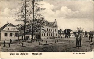 Morgonda, Mergeln, Merghindeal; Gemeindehaus / Városház / town hall (EK)