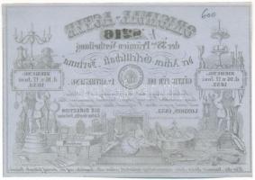 Nagy-Britannia / London 1853. " 'Fortuna' Részvénytársaság" 38. prémium-osztási ...