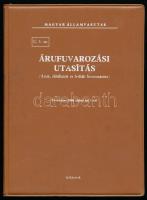 1986 Árufuvarozási utasítás (Áruk,élőállatok és hullák fuvarozására) 240p. Nyl kötésben