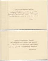 2000. 2000Ft "Millenium" "MM 0214313, MM 0214315" eredeti, bontatlan díszcsomago...