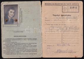 1948 Magánalkalmazottak Biztosító Intézete tagsági igazolvány