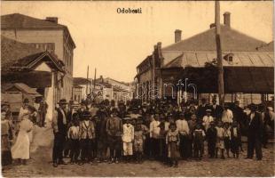 1917 Odobesti, main square, market