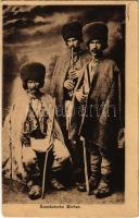 1918 Rumänische Hirten / Romanian folklore, shepherds (EK)