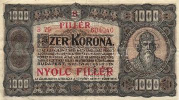 1923. 1000K 8f fny-sal T:II-/III+