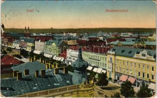 1915 Arad, Madártávlatból / general view (kopott sarkak / worn corners)