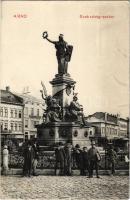Arad, Szabadság szobor, Hammer Vilmos, Ries J. Társa üzlete, Aradi Kereskedők Köre / statue, monument, shops (EK)