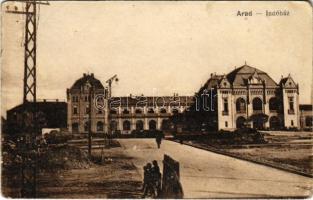 Arad, Indóház, vasútállomás. Vasúti levelezőlapárusítás 578. / railway station (EK)