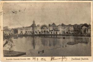 1906 Bucharest, Bukarest, Bucuresti, Bucuresci; Expositia Nationala 1906. Pavilionul Austriei / National Exposition, pavilion of Austria (Rb)