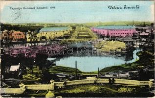 1906 Bucharest, Bukarest, Bucuresti, Bucuresci; Expositia Nationala 1906. Vedere generala / National Exposition, general view (EK)