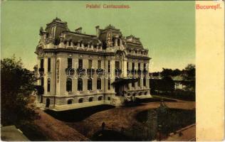 Bucharest, Bukarest, Bucuresti, Bucuresci; Palatul Cantacuzino / palace (wet damage)