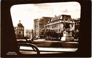 Bucharest, Bukarest, Bucuresti, Bucuresci; Piata Universitatii / University Square, monument