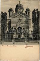 Bucharest, Bukarest, Bucuresti, Bucuresci; Biserica Domnitei Balasa / Romanian Orthodox church (cut)