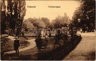 1917 Bucharest, Bukarest, Bucuresti, Bucuresci; Parkanlagen / park