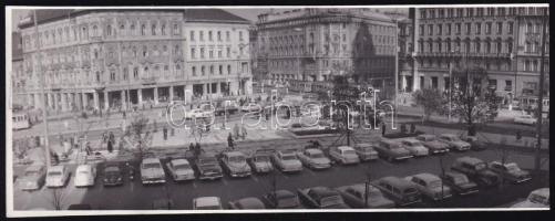 1967 Blaha Lujza tér sajtófotó 15x6 cm