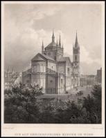 cca 1850 Ludwig Rohbock (1820-1883): Der Hradschin und die Kleinseite in Prag; Die Altlerchenfelder ...