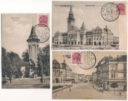 Szabadka, Subotica; Palics + 1941 Szabadka visszatért So. Stpl - 3 db régi képeslap / 3 pre-1945 postcards