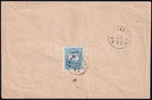 ~1880 5kr + 10kr ajánlott levélen "KÖRÖSBÁNYA"