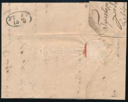 1840 Portós levél / Unpaid cover "TEMESVÁR" - "PEST"