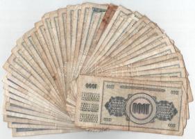 Románia 1966. 100L (10x) + Jugoszlávia 1974-1981. 1000D (30x) T: III,III- közte ragasztott
Romania ...