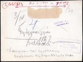 Debrecen gyógyszergyár sajtófotó 1966 pecséttel jelzett 15x11 cm