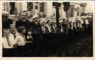 1938 Resica, Resita; ünnepség / ceremony. photo (fa)