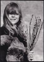 Tavasz hírnök a barka sajtófotó,1977 9x14 cm