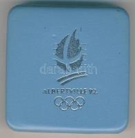 Franciaország 1991. 100Fr Ag "Olimpia - terep síelés" T:PP Eredeti díszdobozban!