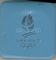 Franciaország 1991. 100Fr Ag "Olimpia-jégkorong" T:PP Eredeti díszdobozban!