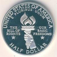 USA 1993. 1/2$ Ag "James Madison" T:PP Díszdobozban!